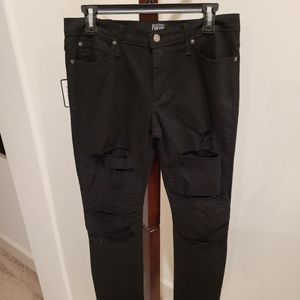 Rustic Dime black distressed jeans, size 32 - NEW